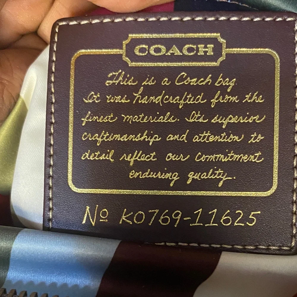 Coach Legacy Leather Lily 65th Anniversary Satchel limited addition  11625 - Picture 2 of 15